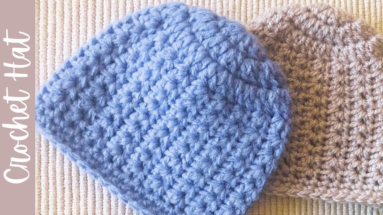 Single Crochet Double Crochet Baby Hat