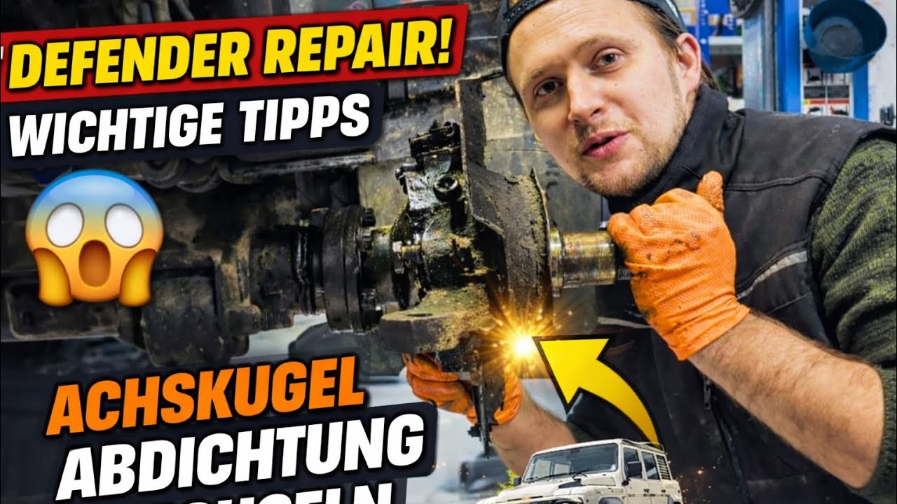 Land Rover Defender: Achskugel undicht 😱 DAS passiert, wenn du es ignorierst! | Zerlegt & erklärt
