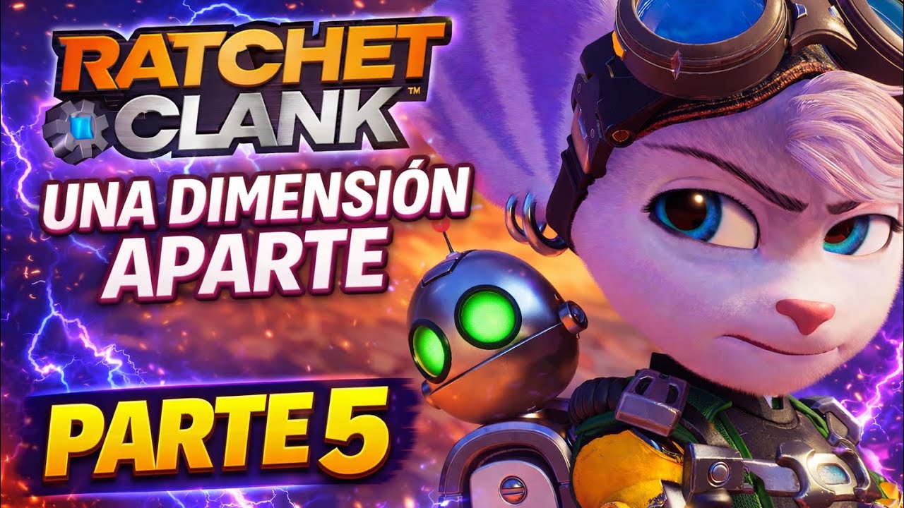 Ratchet Clank Una dimensión aparte: Rivet junto a Clank VS LOS PIRATAS! PS5 4k 