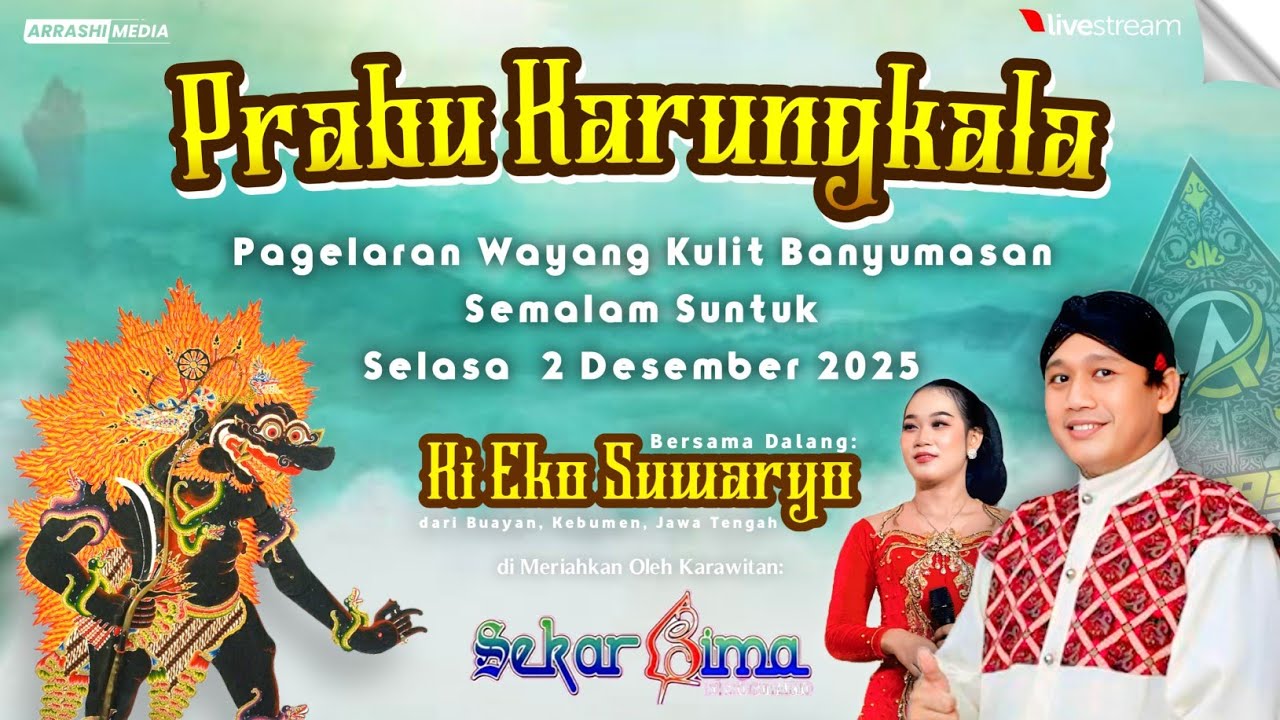 LIVE WAYANG KULIT DALANG KI EKO SUWARYO MALAM INI 2 DESEMBER 2025‼️