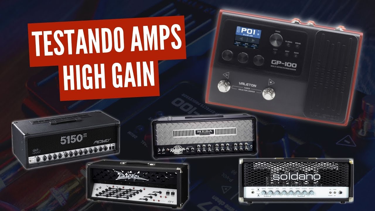 Amplificadores High Gain da Valeton GP-100