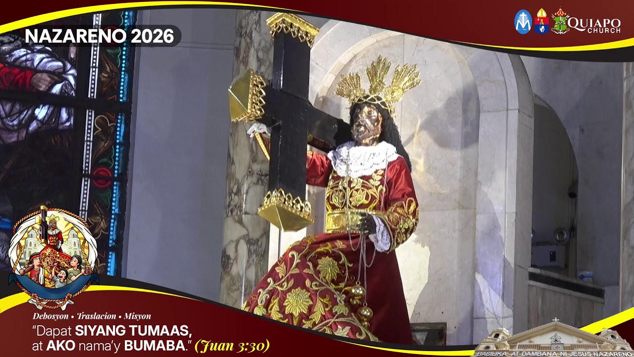 #QuiapoChurch 12:15 PM LIVE ONLINE MASS • 15 FEBRUARY 2026 • 6th SUNDAY in ORDINARY TIME