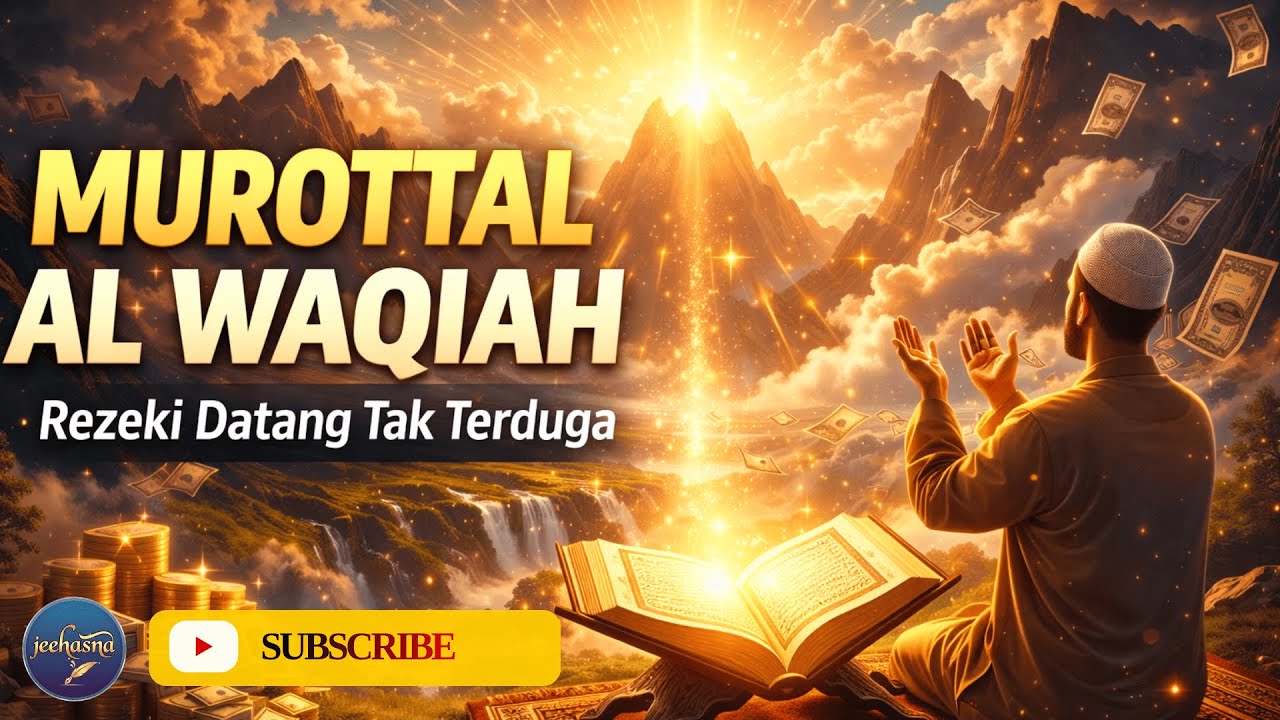 RASAKAN KETENANGAN LUAR BIASA! AYAT SUCI PENARIK REZEKI DARI SEGALA ARAH | MUROTTAL AL WAQIAH