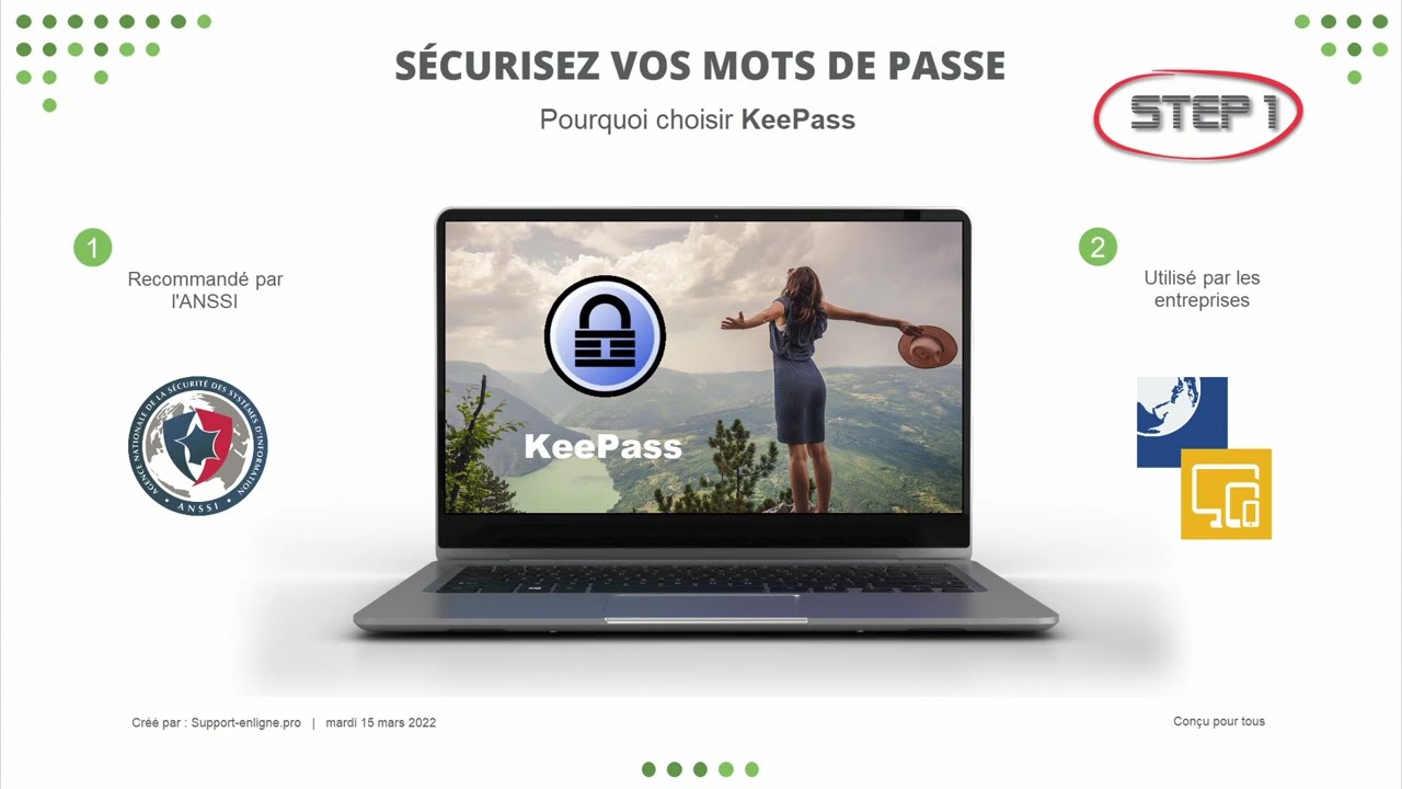 2 bonnes raisons de choisir KeePass plutôt qu'une solution payante - STEP 1