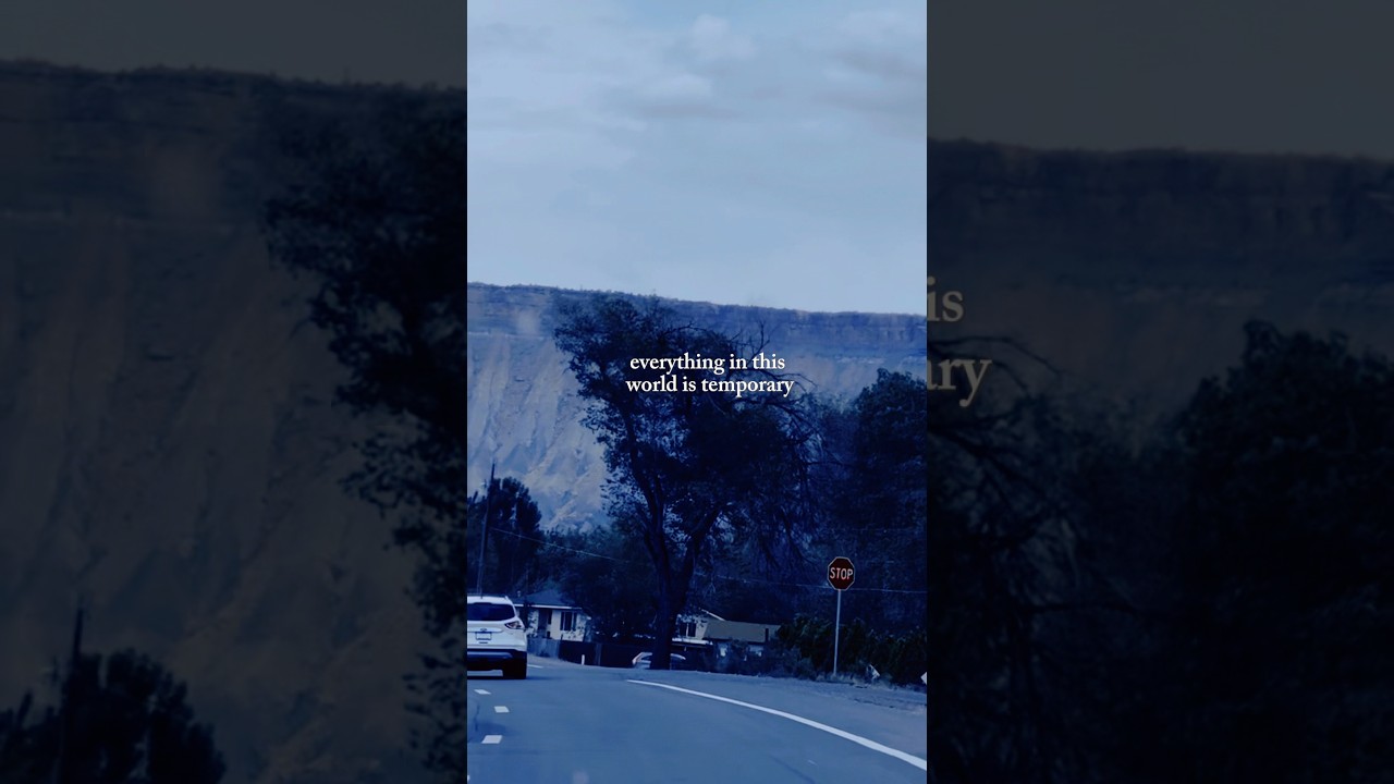 Everything in this world is temporary 🏞️/ #longdrive #travelcaptures #shorts