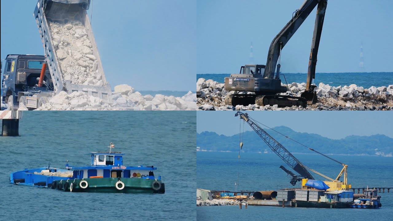 Đường Vượt Biển H&agrave; Ti&ecirc;n Dẫn Ra Cảng Tổng Hợp Cập Nhật Thực Tế Tiến Độ Mới Nhất 