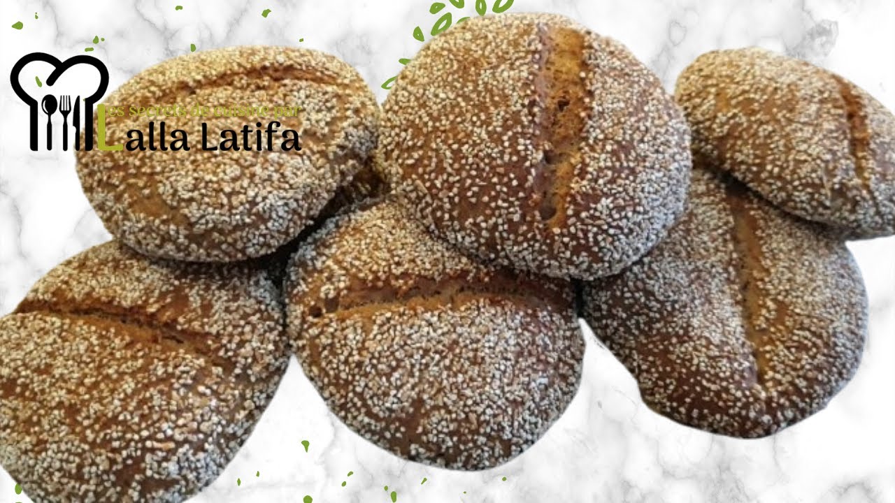 Pain d'orge au Thermomix 31 TM5 TM6 خبز الشعير #thermomix #pain #orge#خبز@cheflallalatifa