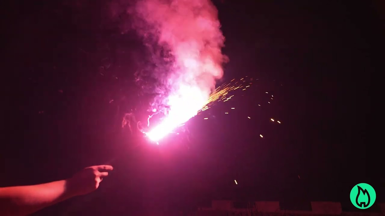 Starklicht Bengalo M80 Purpur 4K | inside.pyroweb