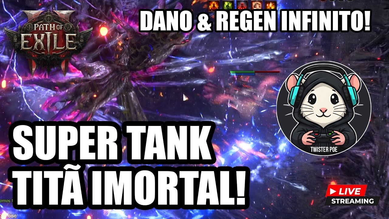 TITÃ SUPER TANK |💯Regen INFINITO | 4ª Asc | !build !overlay !discord