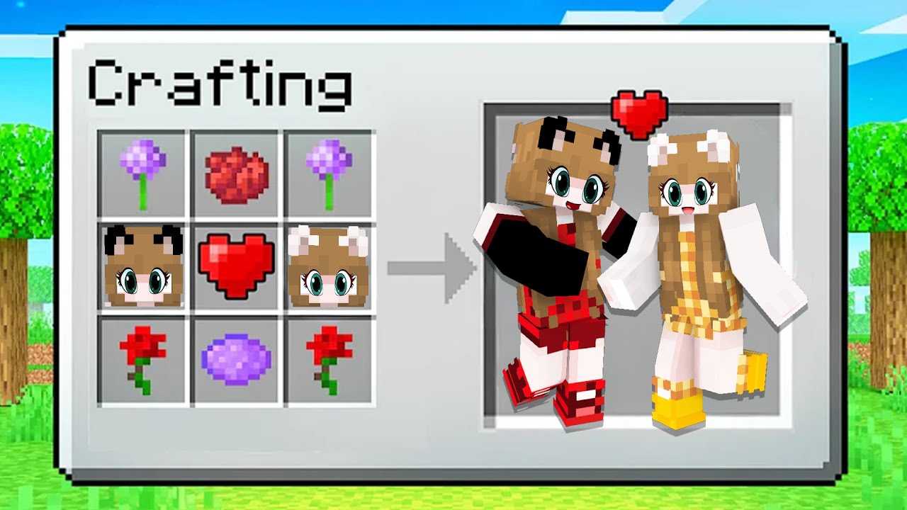 Having a SWEET TWIN SISTER in Minecraft!!!