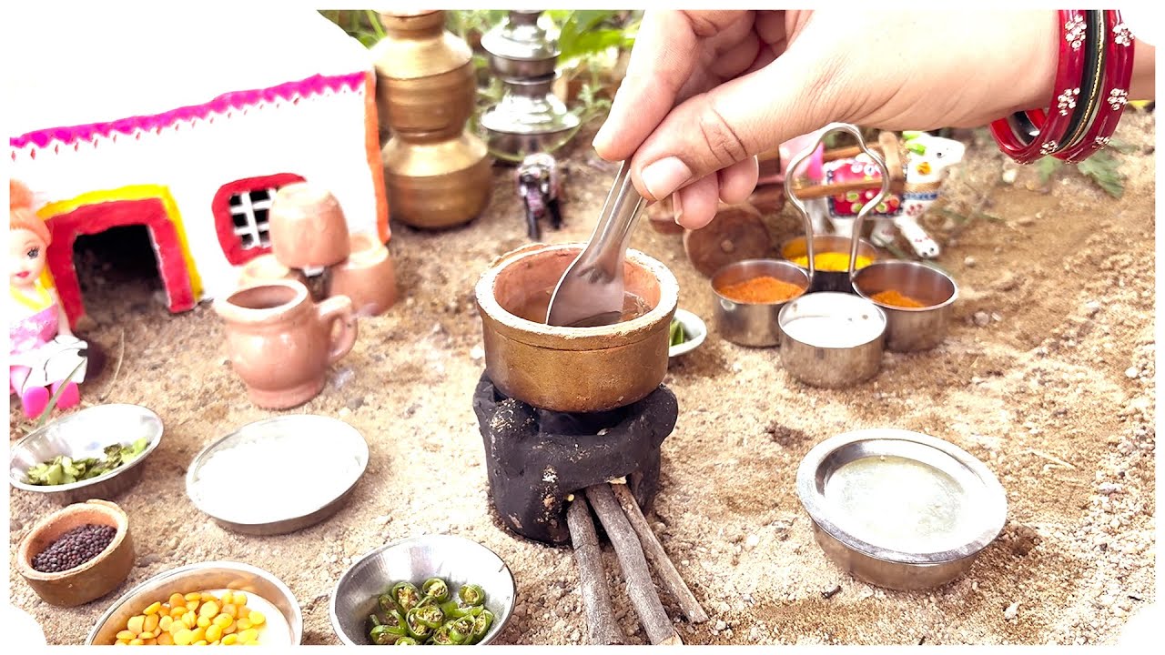 Miniature Jeera Rice And Dal Tadka | Masala Dal Fry | Daawat | Dal Chawal | Mini Kitchen | Miniature