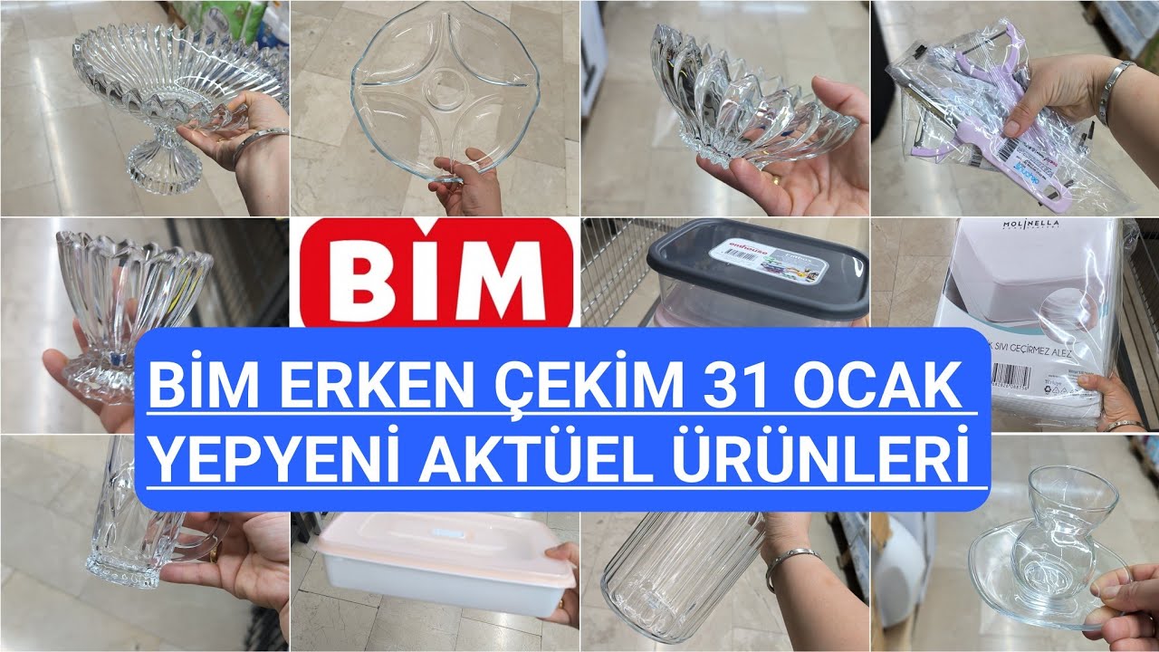 BİM ERKEN ÇEKİM//BİM 31 OCAK CUMA 2025//BİM BU HAFTA ŞAHANE ÜRÜNLER//BİM YENİ GELEN AKTÜEL ÜRÜNLERİ