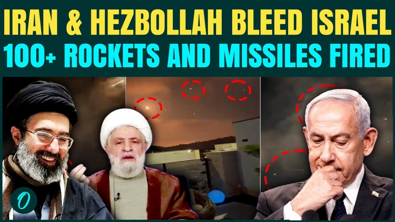 Iron Dome FAILS In Tel Aviv, Haifa Skies | Hezbollah Rain 100+ Missiles And Rockets On Israel