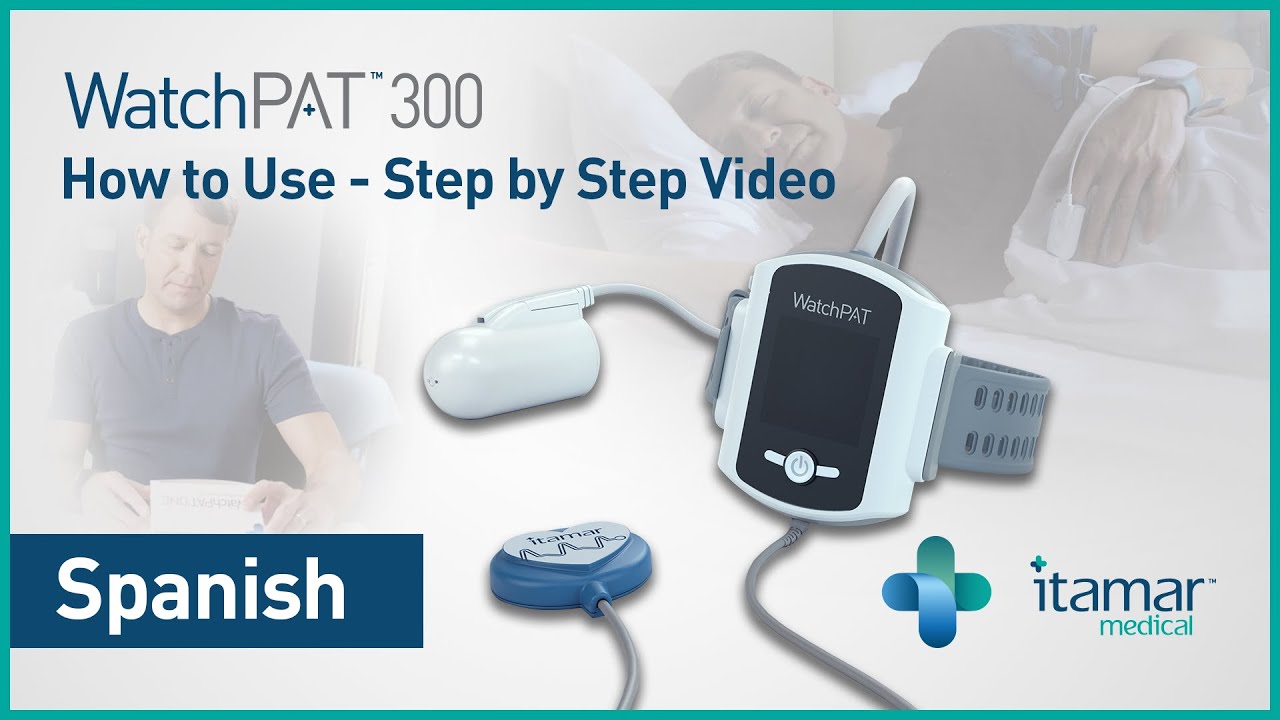 WatchPAT 300 Paso a Paso, Video Instruccional Como Usar - Español