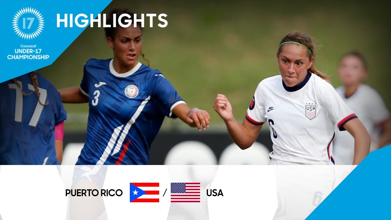 Concacaf Women's Under-17 Championship 2022 Highlights | United States vs Puerto Rico