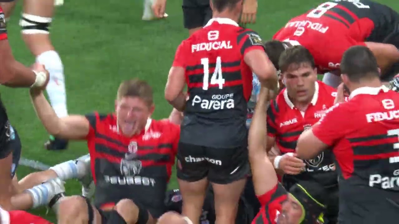 TOP 14 - Essai de Emmanuel MEAFOU (ST) - Stade Toulousain - Racing 92 - Saison 2022-2023