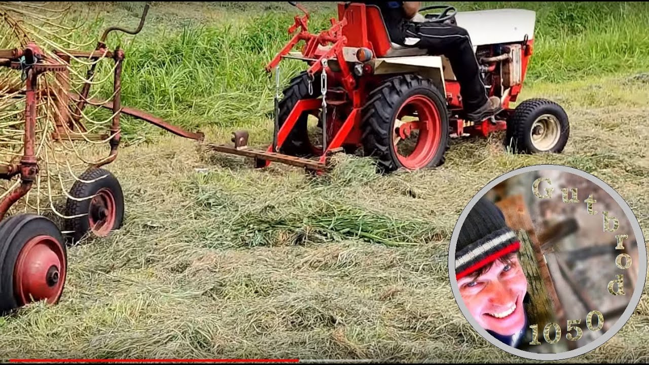 Gutbrod 1050, Bautz Spinne, Test Heu Wenden.