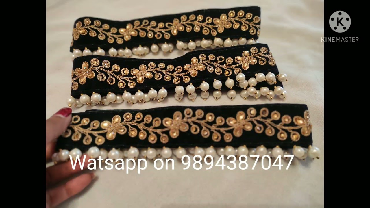 Beautiful Waistbelts with pearlwork || Fits from M to XXL @ Offer Price