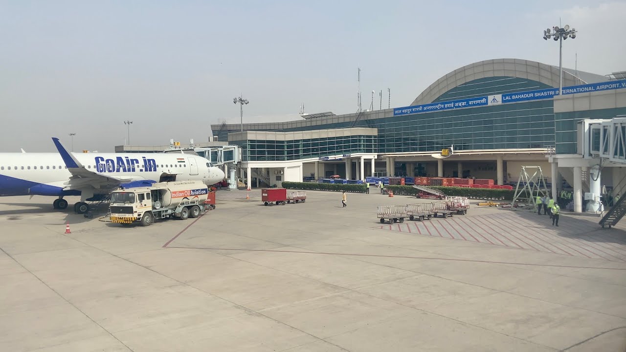Varanasi Lal Bahadur Shastri International Airport Landing [4K]