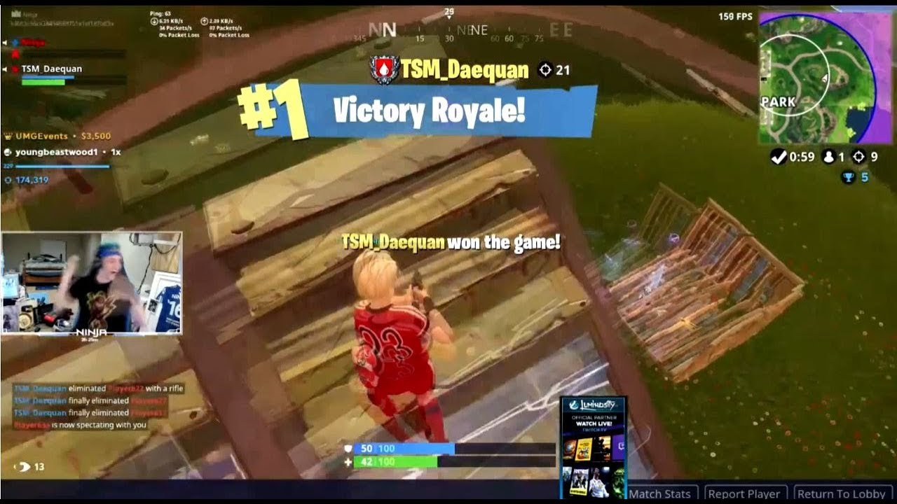 NINJA HAS INSANE MELTDOWN TO TSM_DAEQUANS PLAY!