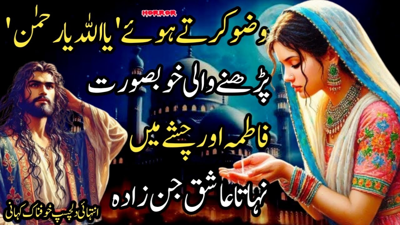 WAZU KARTY HOE YA ALLAH YA REHMANO PARHNY WALI KHOBSORAT FATIMA AUR CHASMU MEIN NAHATA ASHIQ JINZADA