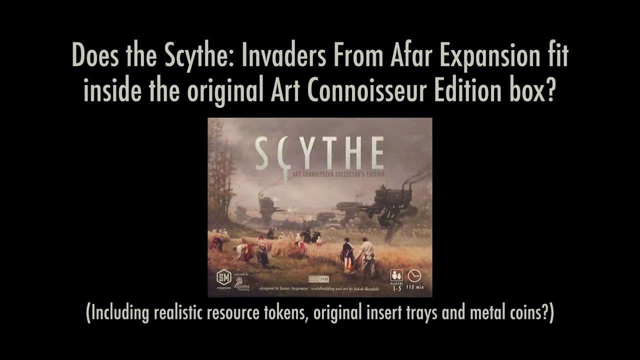 Does Invaders From Afar fit inside the original Scythe, Art Connoisseur box?