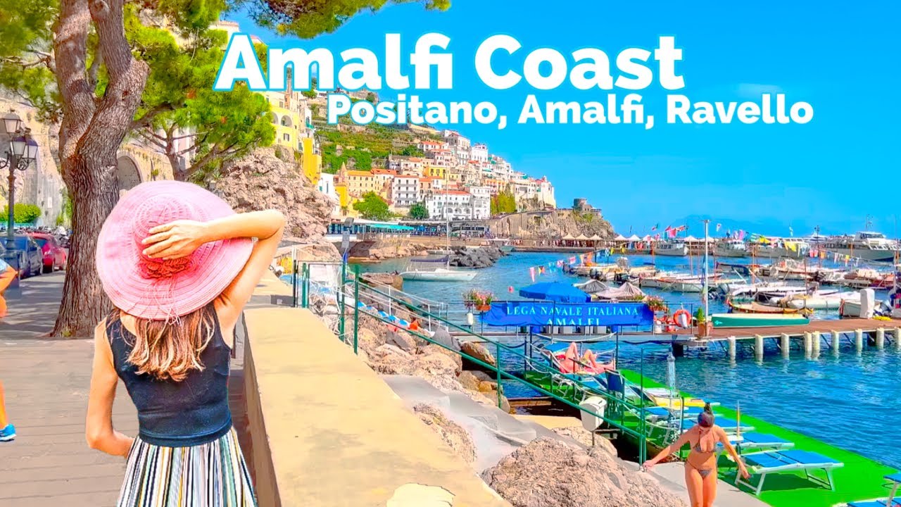 Amalfi Coast, Italy 🇮🇹 - 4K HDR Walking Tour