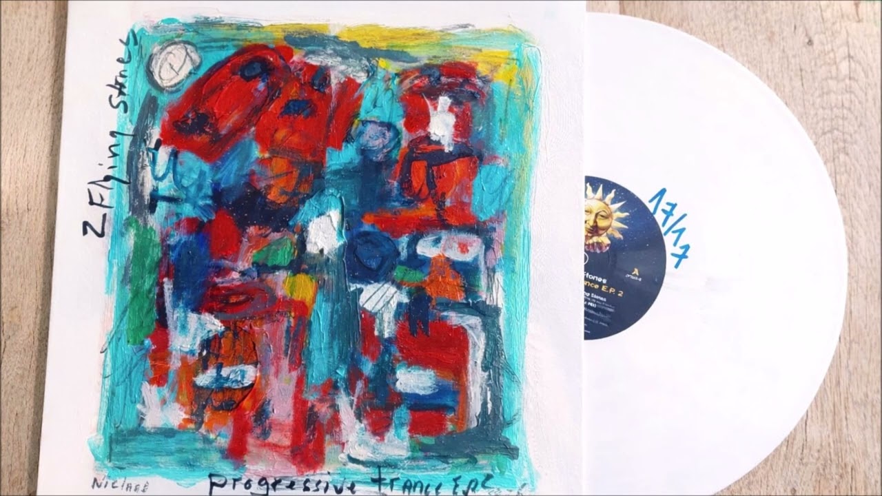 17 handpainted copies of Progressive Trance E.P. by John NIeland
