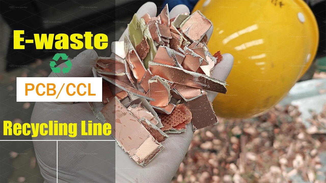 E-waste PCB/CCL Scrap Recycling Line | Extract Copper&Resin Powder