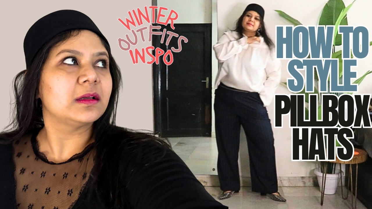 Chic ways to wear Pillbox Hat - Winter Style Outfits