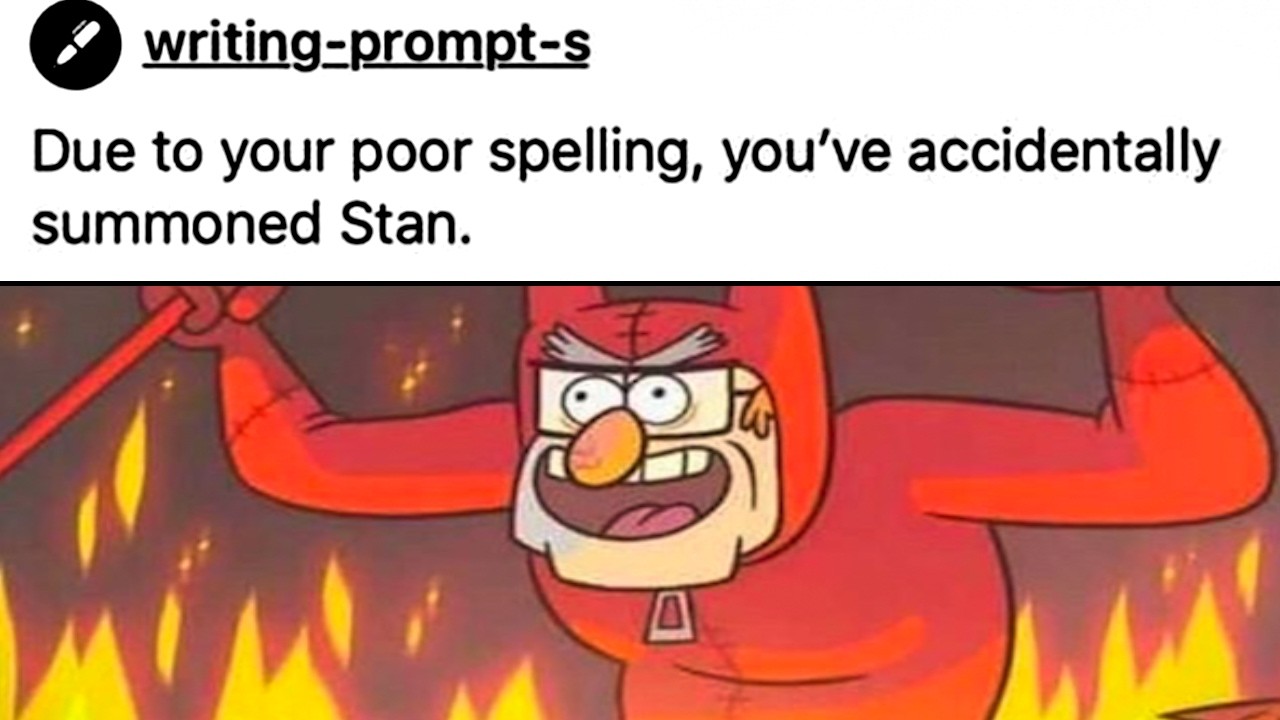Funny Writing Prompts (Tumblr)