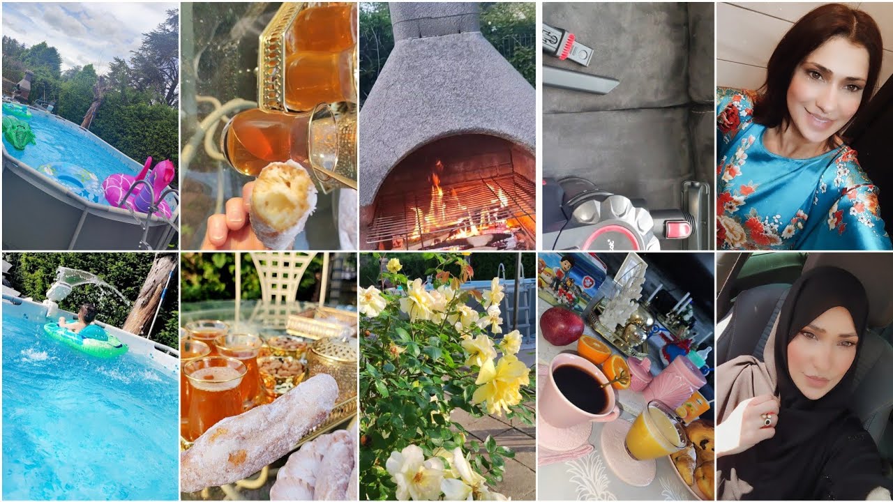 رجعت نقرأ🥰فوتو معايا يوم الأحد غي شقا🥺وجدنا jardin للصيف☀️ وصفة سيقار رائعة🤤