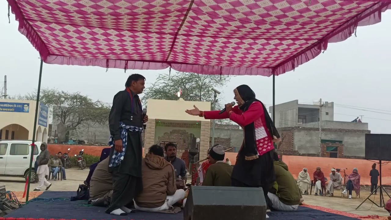 सांग हीर रांझा गांव तिगड़ाना मैं रागनी एक मैं तेरा संदेशा लयाई गायक धर्मवीर बिठंमडा 