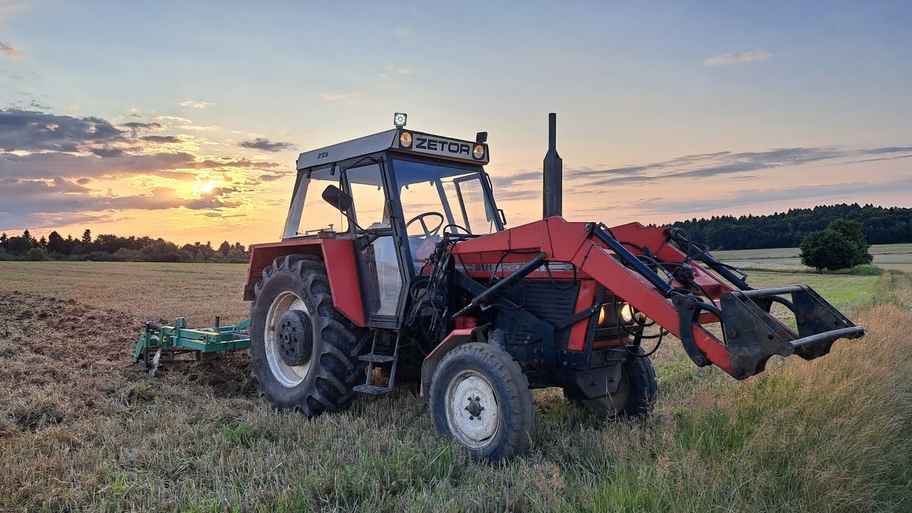 Gruberowanie ścierni po pszenicy!  Zetor ZTS 8111 & Gruber bomet agregat ścierniskowy!