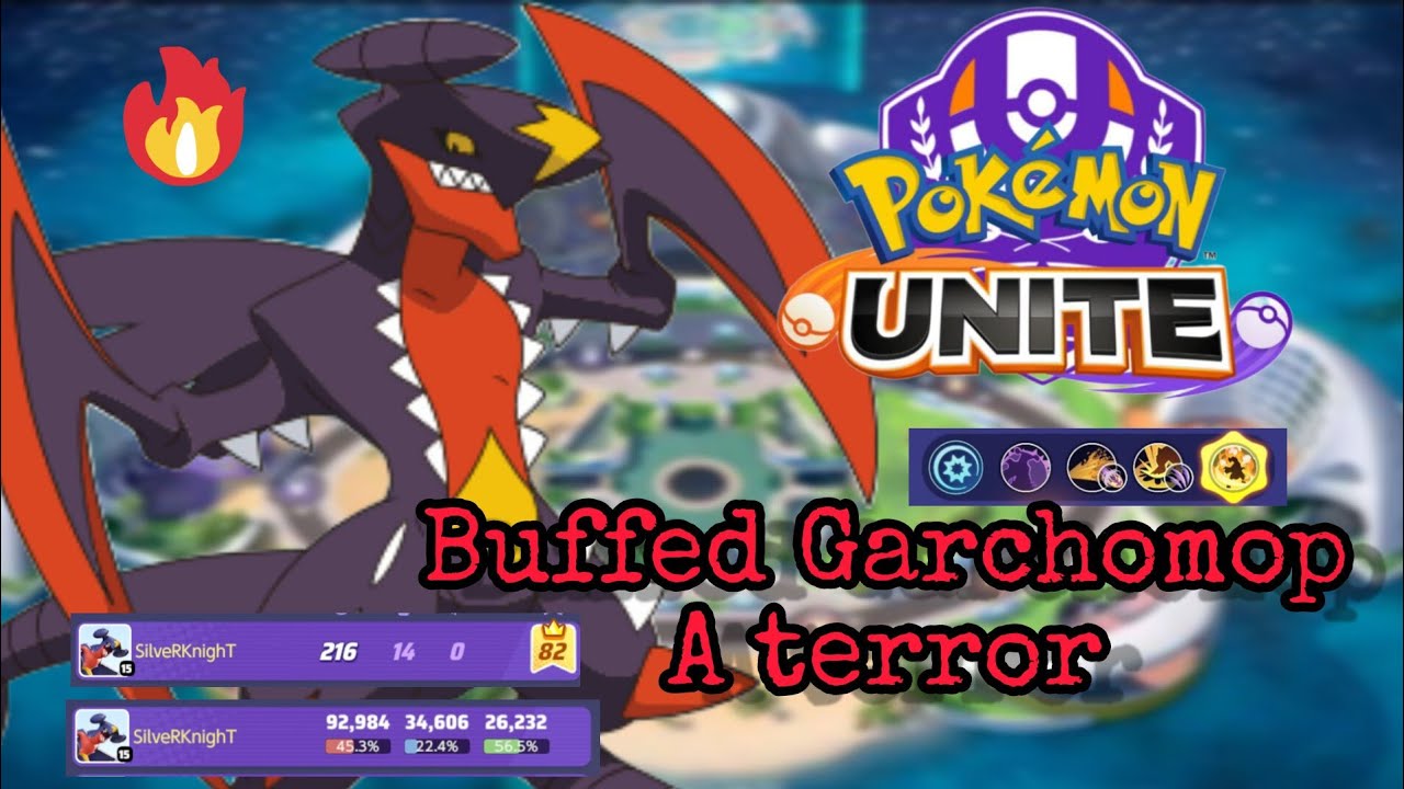 🔥🔥BUFFED GARCHOMP IS THE GAME CHANGER🔥🔥 | #pokemonunite #garchomp