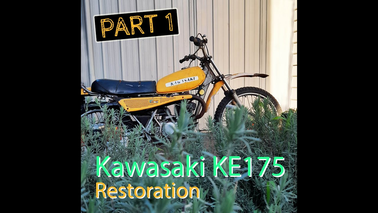 Kawasaki KE175 Restoration Part 1