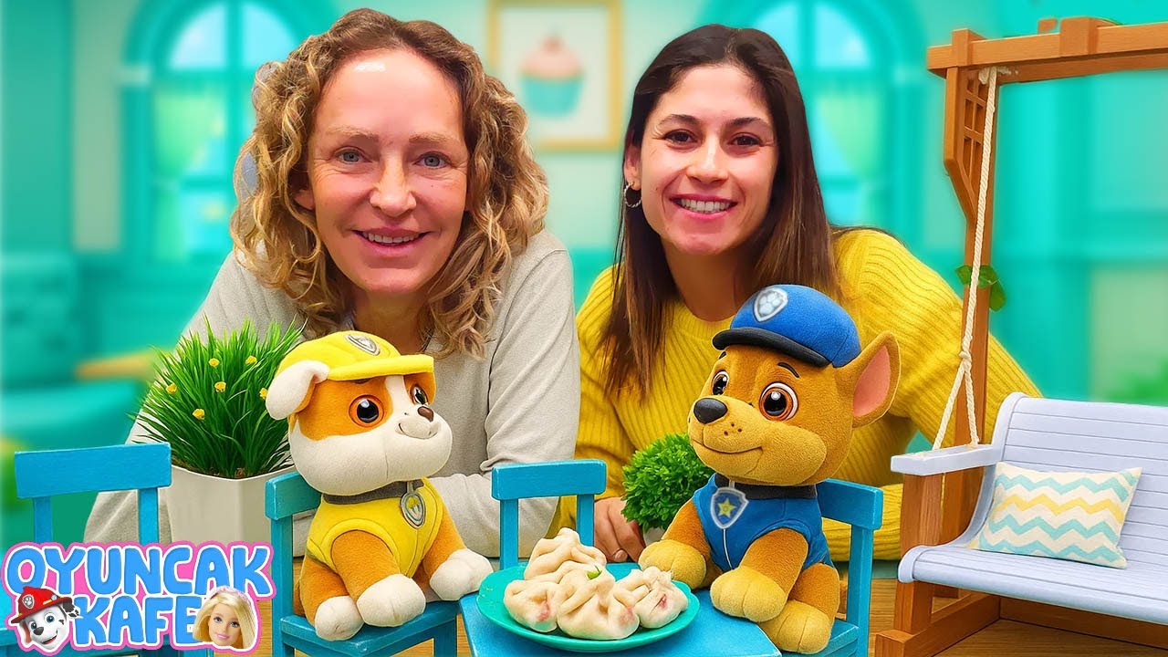 Oyuncak Kafe’ye Paw Patrol geliyor! Onlar için mantı hazırlanıyor! 🐾 Çocuk oyunları.