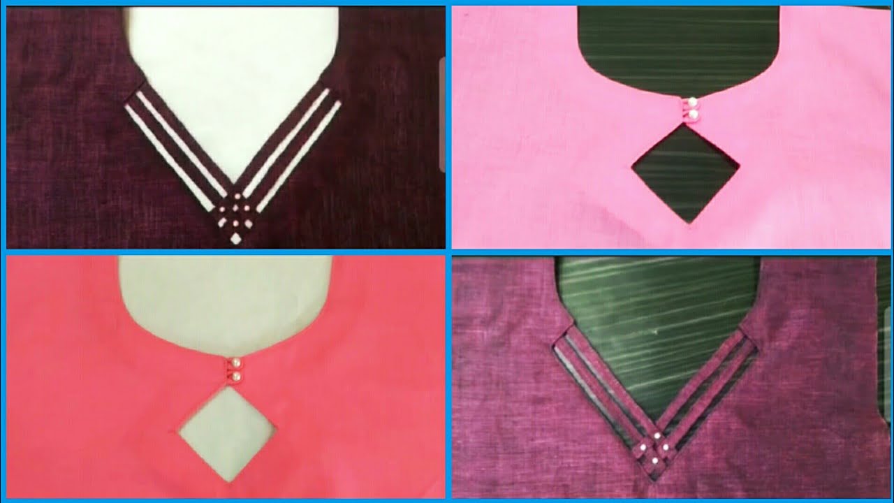 2 different types neck design cutting and stitching easy method |
