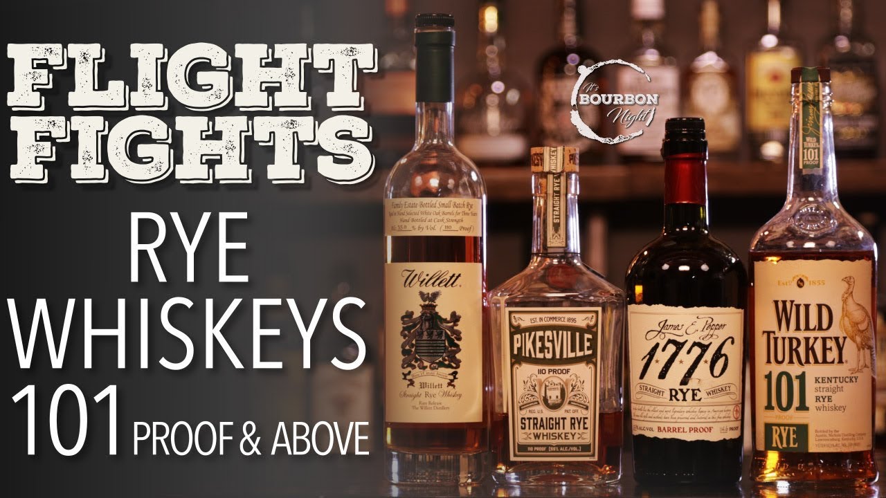 Best Rye Whiskey 101 Proof & Above (Blind Flight Fight)