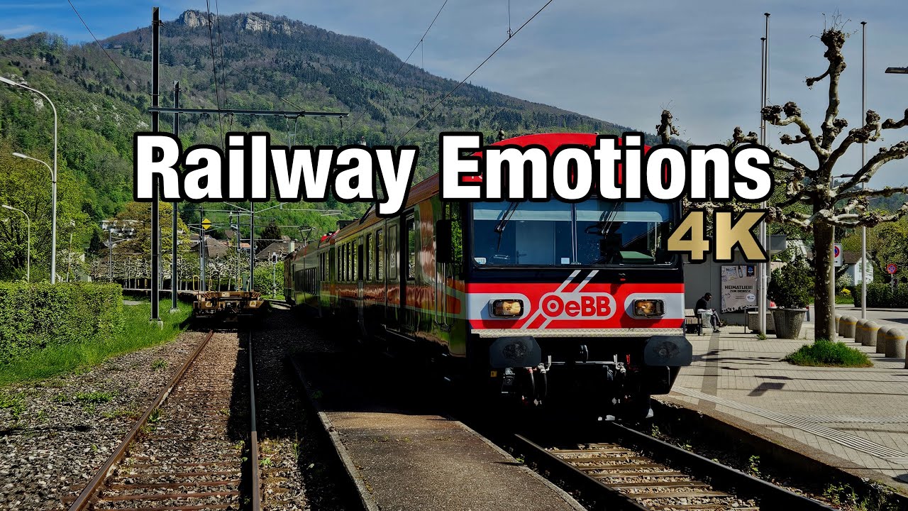 🚆 4K Cab ride on a private railway company (OeBB Oensingen-Balsthal-Bahn | Switzerland)