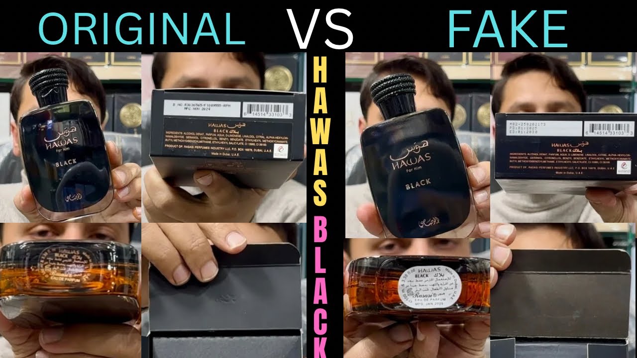Rasasi Hawas Black Original Vs Fake Perfume Review👌