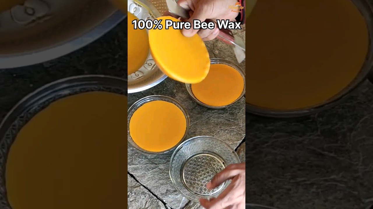 Honey bee wax at home | honey comb se bee wax kaise nikale #shorts #beewax #shortsfeed #shorts