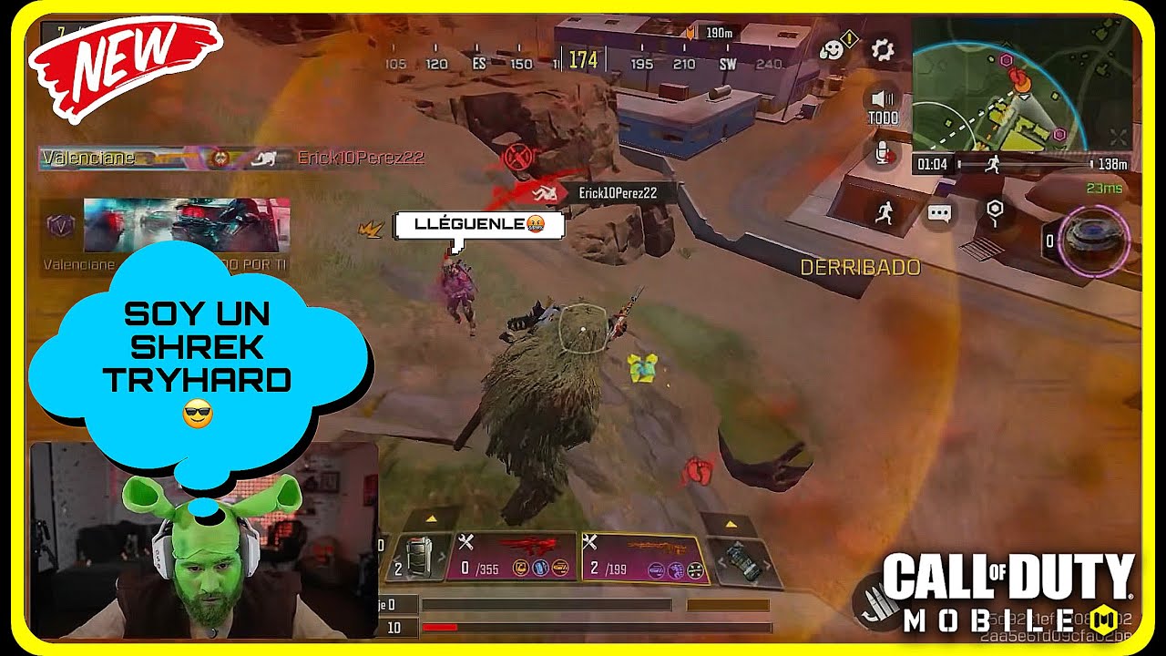 ENFRENTAMIENTOS COMPLICADOS PARA EL SHREK DEL OSO🐸REGRES&Oacute; LA ACCI&Oacute;N🥵| CALL OF DUTY MOBILE |