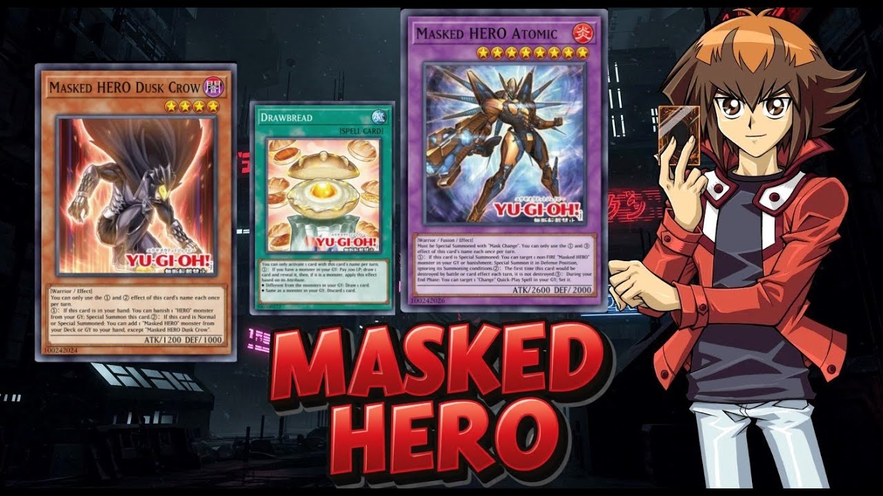 (Ygopro MDPRO3 ) ALL Masked HERO DECK, Atomic,Tactical Try Pack [OCG]Drawbread [VJMP]