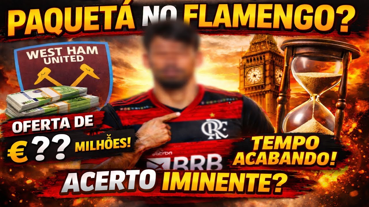 FLAMENGO FAZ PROPÓSTA OFICIAL POR LUCAS PAQUETA!!! AGORA ELE VEM ?
