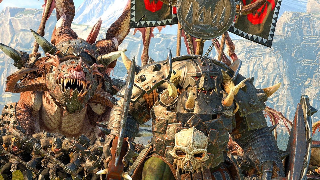 DARK LAND ORCS vs CHAOS DWARFS - Total War: Warhammer III