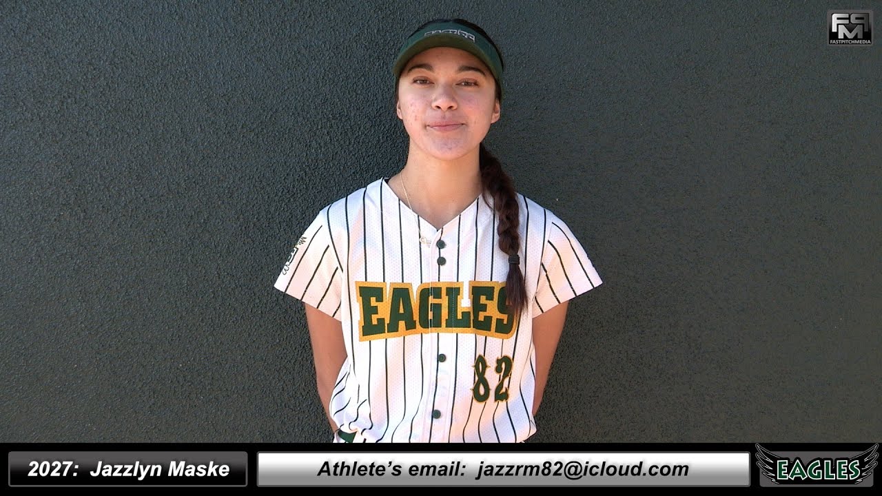 2027 Jazzlyn Maske 4.0 GPA - Athletic Shortstop Softball Recruiting Video- Eagles 18u