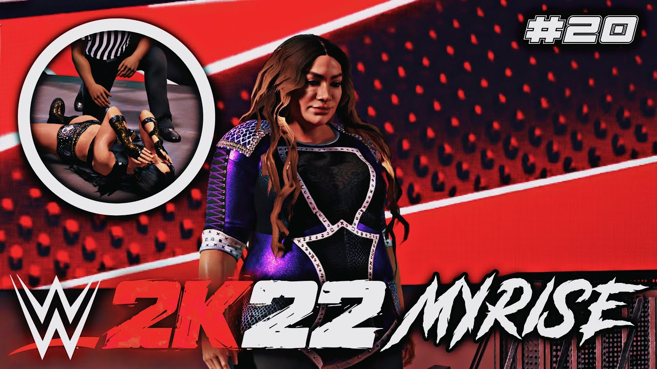 INJURED BY NIA JAX! — WWE2K22 Female MyRISE [20]