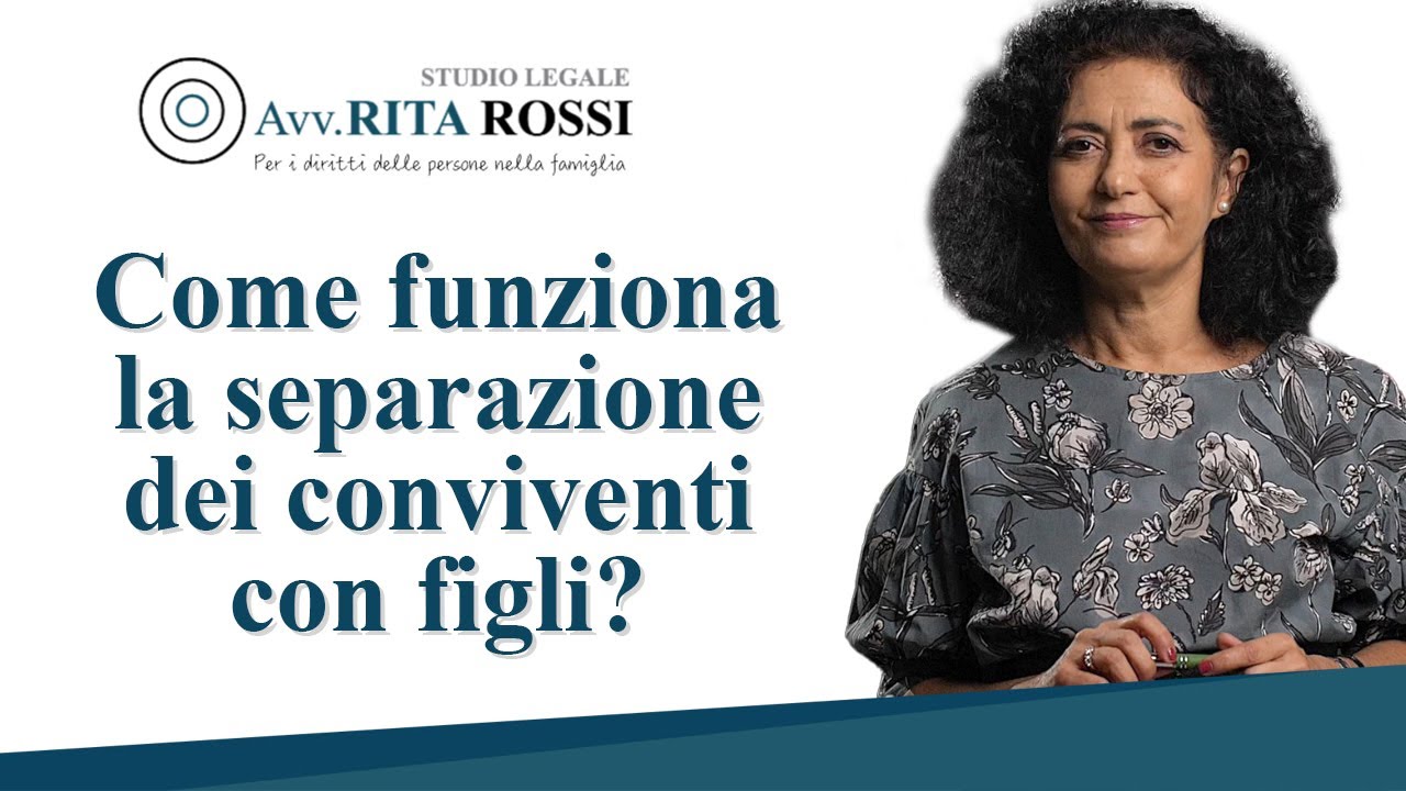 Come funziona la separazione dei conviventi con figli?