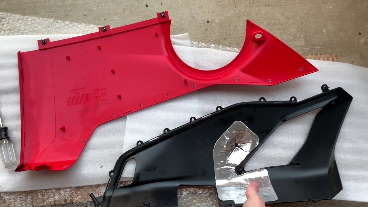 Ducati V4, Install Lieb-Speed Carbon Fiber Lower Fairings